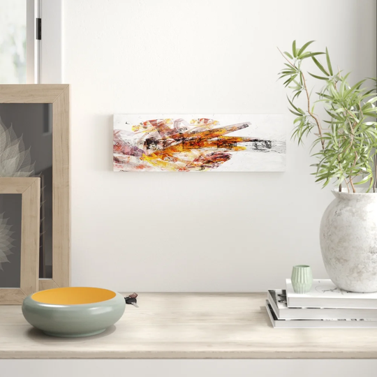 Enigma Panorama Abstract 1424 Graphic Art Print on Canvas