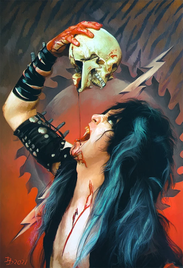 Wasp, Blackie Lawless Scream Till You Like It Large 13x19 Print