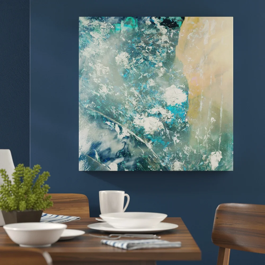 Abstract 981 Graphic Art Print on Canvas