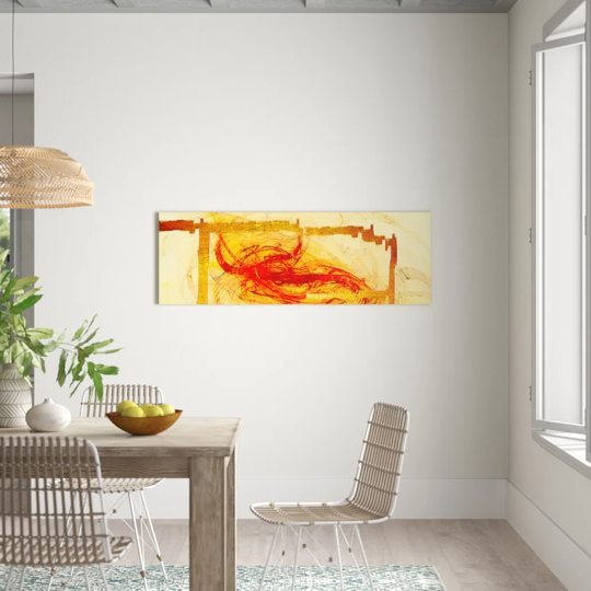 Enigma Panorama Abstract 127 Graphic Art Print on Canvas