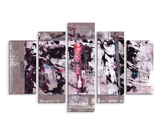 Enigma Abstract 811 Graphic Art Print Multi-Piece Image on Canvas
