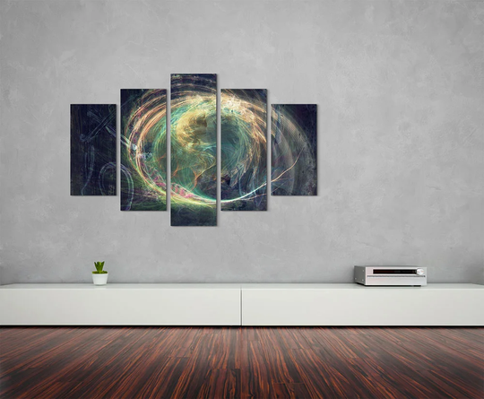 Enigma Abstract 1496 Graphic Art Print Multi-Piece Image on Canvas