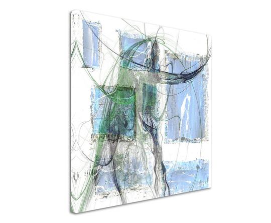 Enigma Abstract 1395 Graphic Art Print on Canvas