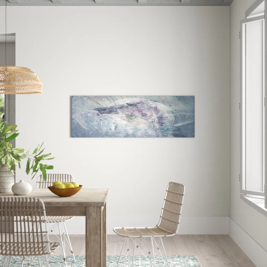 Enigma Panorama Abstract 1212 Graphic Art Print on Canvas