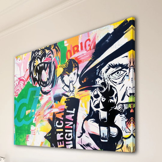 Americas - Wrapped Canvas Graphic Art Print