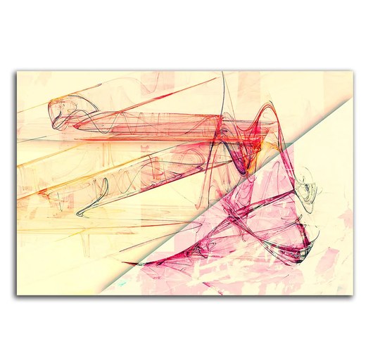 Enigma 270 Abstract Graphic Art Print on Canvas