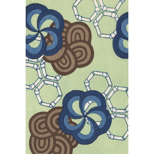 Japanese Graphic Design VI by Korin Furuya - Wrapped Canvas Graphic Art Print