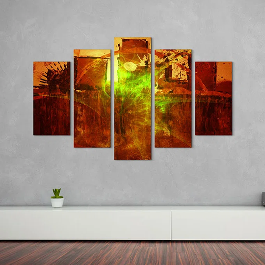 Enigma Abstract 1470 Graphic Art Print Multi-Piece Image on Canvas