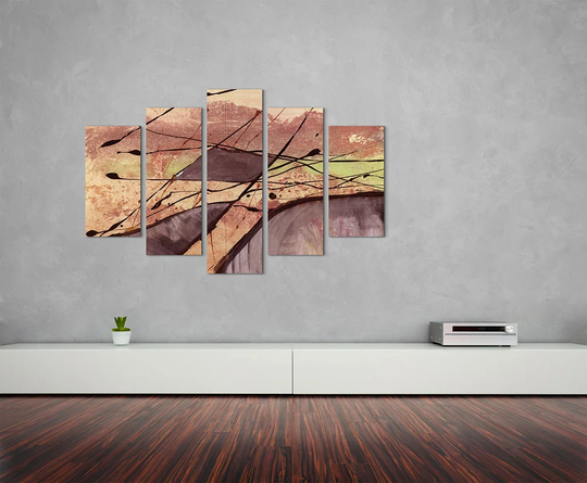 Enigma Abstract 718 Graphic Art Print Multi-Piece Image on Canvas