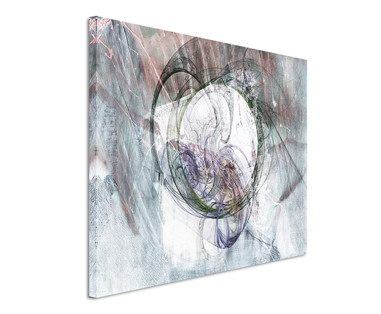 Abstract 1325 Graphic Art Print On Canvas