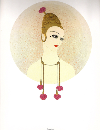 New Erte Graphics Carnations