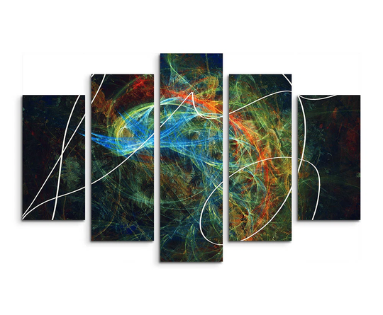 Enigma Sculpture Abstract 1238 Graphic Art Print Multi-Piece Image on Canvas