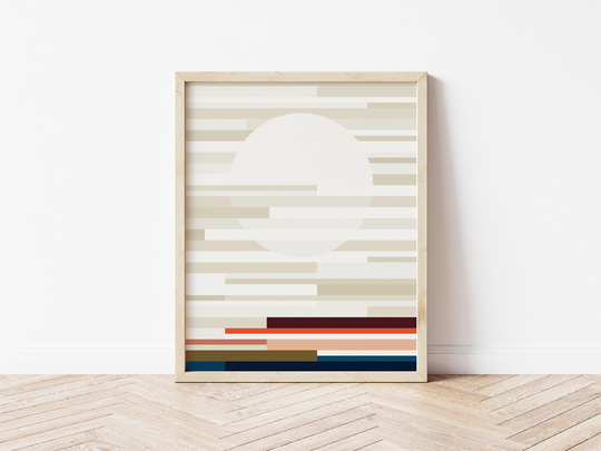 Medes Islands - Coastlines Collection, Graphic Art Prints, Abstract Landscape, Costa Brava, Gallery Wall