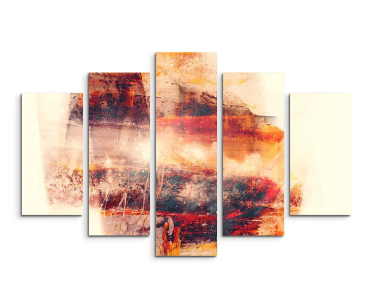 Enigma Sculpture Abstract 1365 Graphic Art Print Multi-Piece Image on Canvas