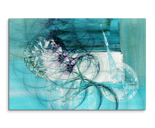 Abstract 1437 Graphic Art Print on Wrapped Canvas
