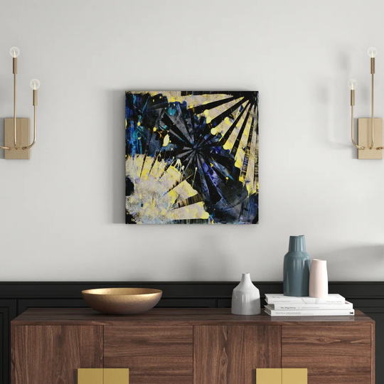 Enigma Abstract 830 Graphic Art Print on Canvas