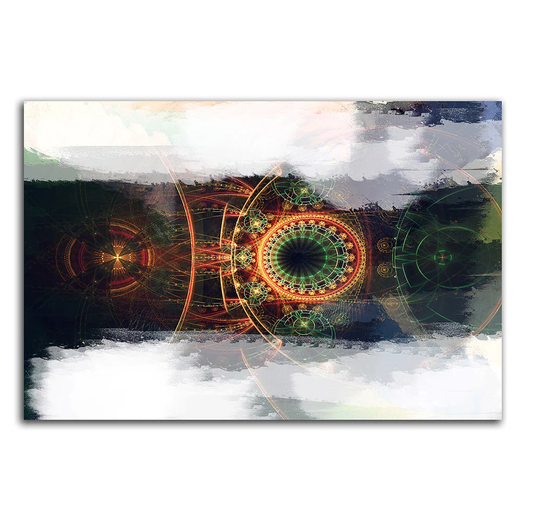 Enigma Abstract 484 Graphic Art Print on Canvas