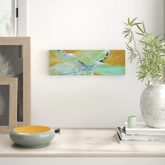 Enigma Panorama Abstract 628 Graphic Art Print on Canvas