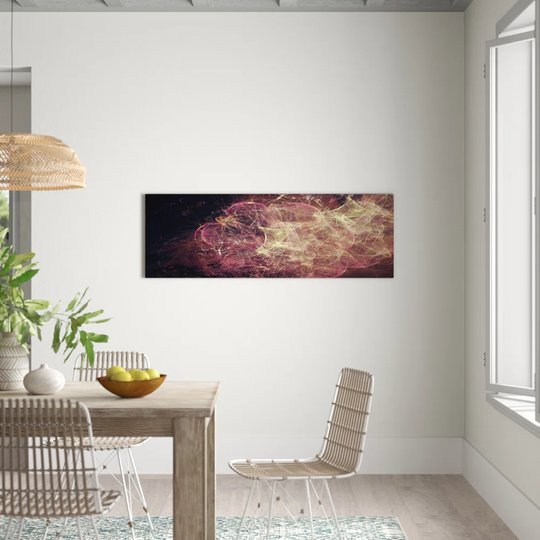 Enigma Panorama Abstract 1028 Graphic Art Print on Canvas