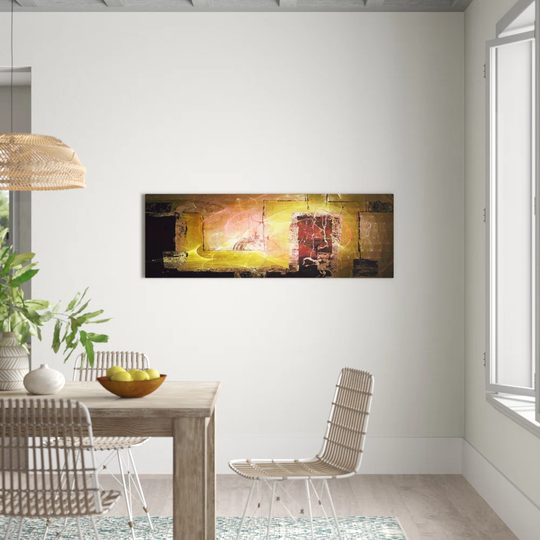 Enigma Panorama Abstract 1396 Graphic Art Print on Canvas