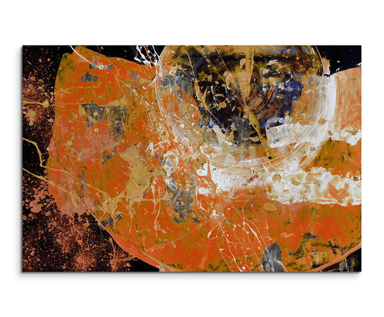 Abstract 632 Graphic Art Print on Canvas