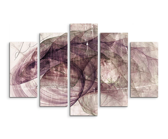 Enigma Sculpture Abstract 1236 Graphic Art Print Multi-Piece Image on Canvas