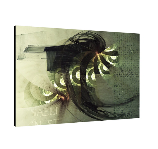 Enigma Abstract 406 Graphic Art Print on Canvas
