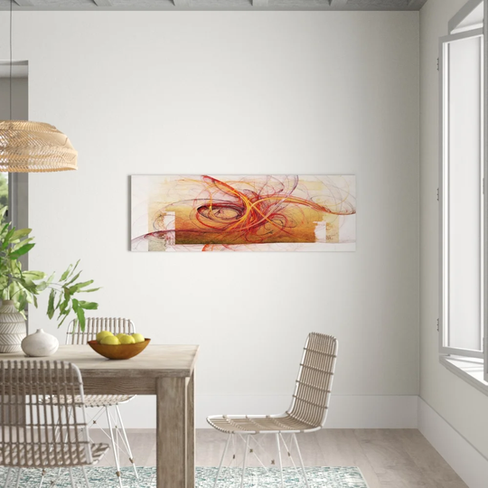 Enigma Panorama Abstract 070 Graphic Art Print on Canvas