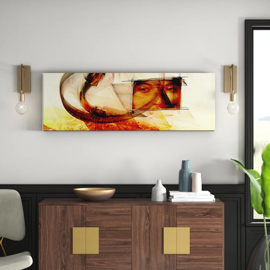 Enigma Panorama Abstract 290 Graphic Art Print on Canvas