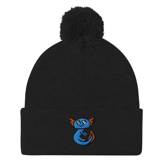 Pom-Pom Beanie - Fantasy Axolotl