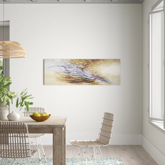 Enigma Panorama Abstract 1471 Graphic Art Print on Canvas