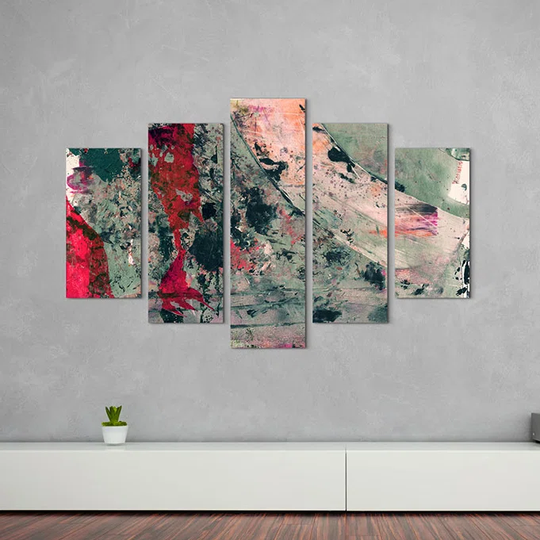 Enigma Abstract 906 Graphic Art Print Multi-Piece Image on Canvas
