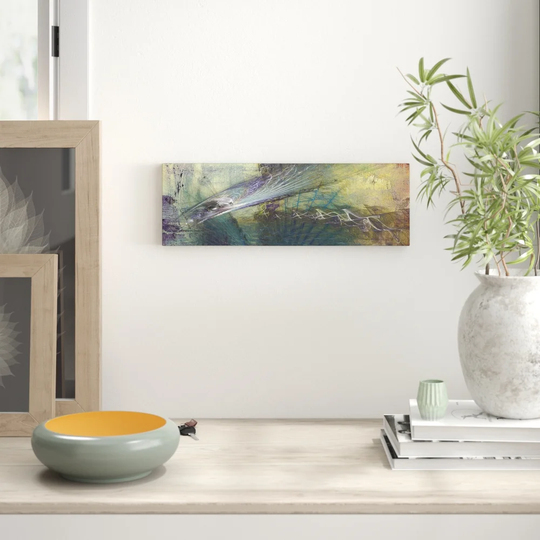 Enigma Panorama Abstract 444 Graphic Art Print on Canvas