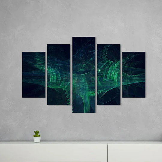 Enigma Sculpture Abstract 1064 Graphic Art Print Multi-Piece Image on Canvas