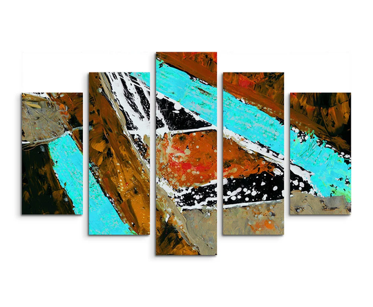 Enigma Abstract 637 Graphic Art Print Multi-Piece Image on Canvas