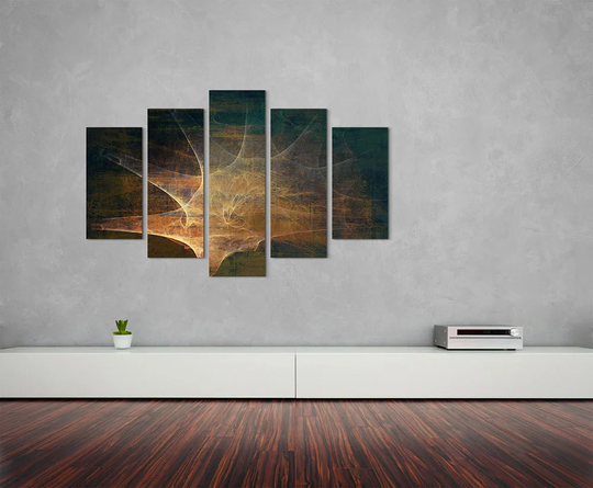 Enigma Sculpture Abstract 1157 Graphic Art Print Multi-Piece Image on Canvas