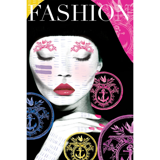 Fashion by Mercedes Lopez Charro - Wrapped Canvas Graphic Art Print