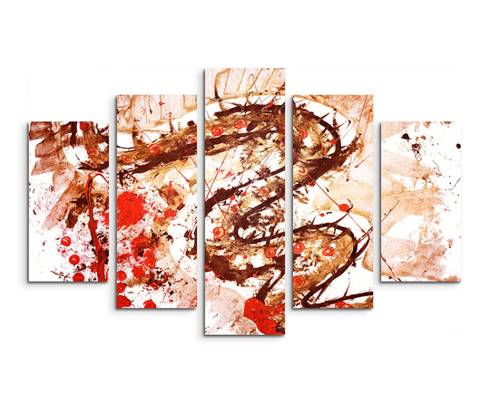 Enigma Abstract 610 Graphic Art Print Multi-Piece Image on Canvas