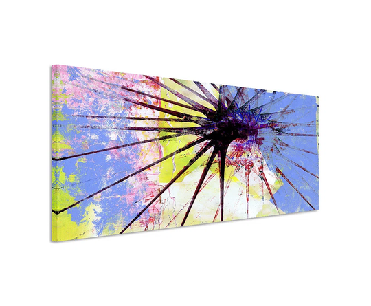 Enigma Panorama Abstract 1174 Graphic Art Print on Canvas
