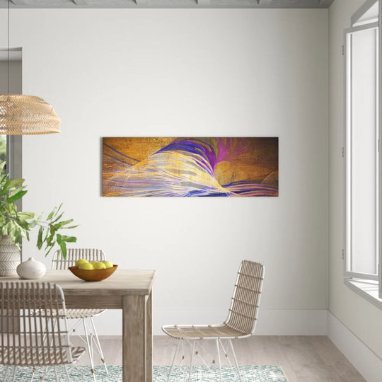 Enigma Panorama Abstract 101 Graphic Art Print on Canvas