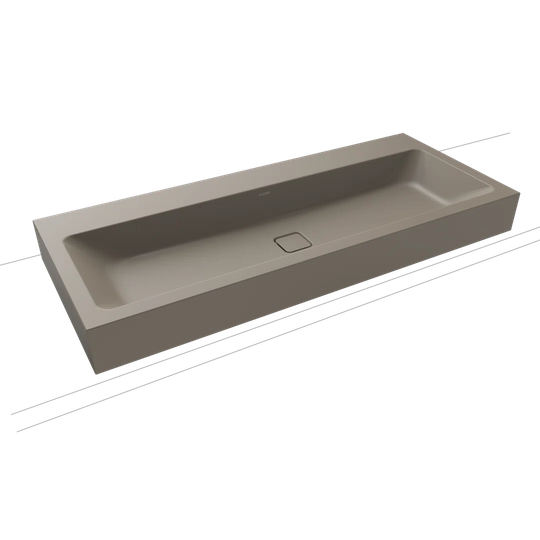 Cono Grey Steel Enamel Rectangular Bathroom Sink