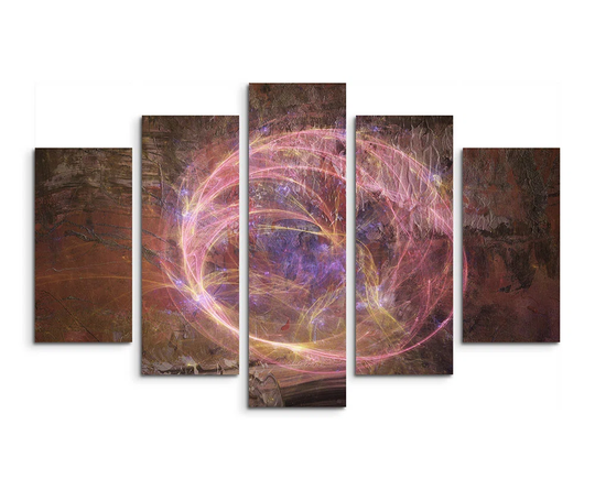 Enigma Sculpture Abstract 1228 Graphic Art Print Multi-Piece Image on Canvas