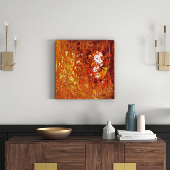 Enigma 851 Abstract Graphic Art Print on Canvas