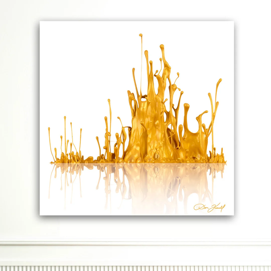 Gold Rebellion by Don Farrall - Wrapped Canvas Graphic Art Print
