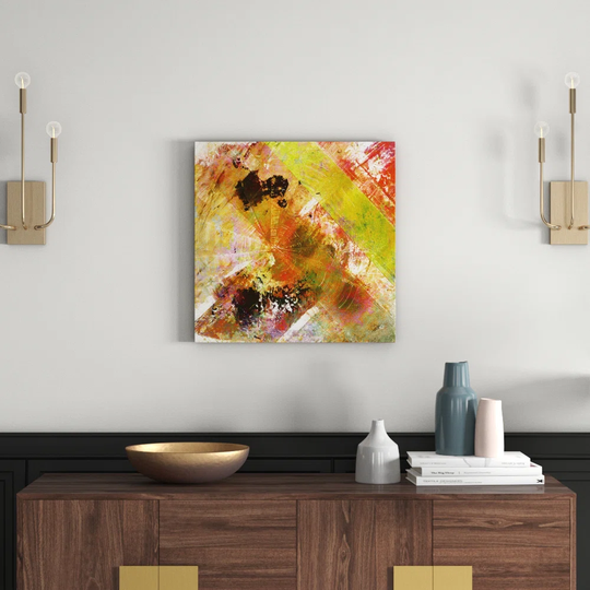Enigma Abstract 948 Graphic Art Print on Canvas