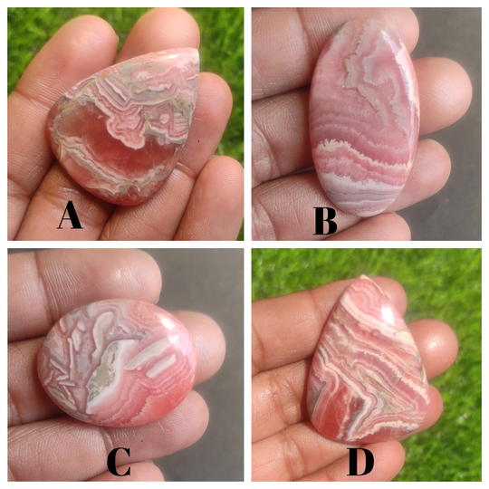 Rhodochrosite, Mix Shape Size Cabochon, Rhodochrosite Loose Gemstone For Making Jewelry, Diy-Art-Craft Pendant Neckalce Jewelry