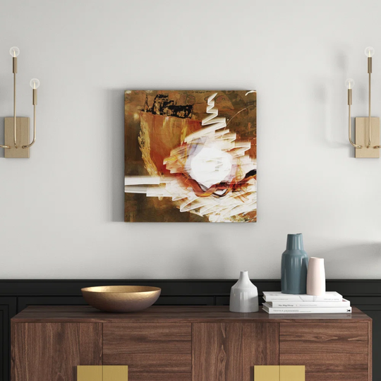 Enigma Abstract 1342 Graphic Art Print on Canvas
