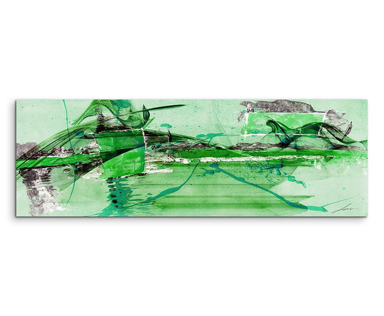 Enigma Panorama Abstract 719 Graphic Art Print on Canvas