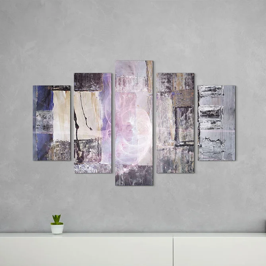Enigma Scultpure Abstract 1252 Graphic Art Print Multi-Piece Image on Canvas