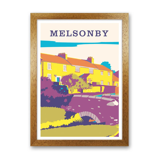 Melsonby Portrait by Richard O'Neill - Graphic Art